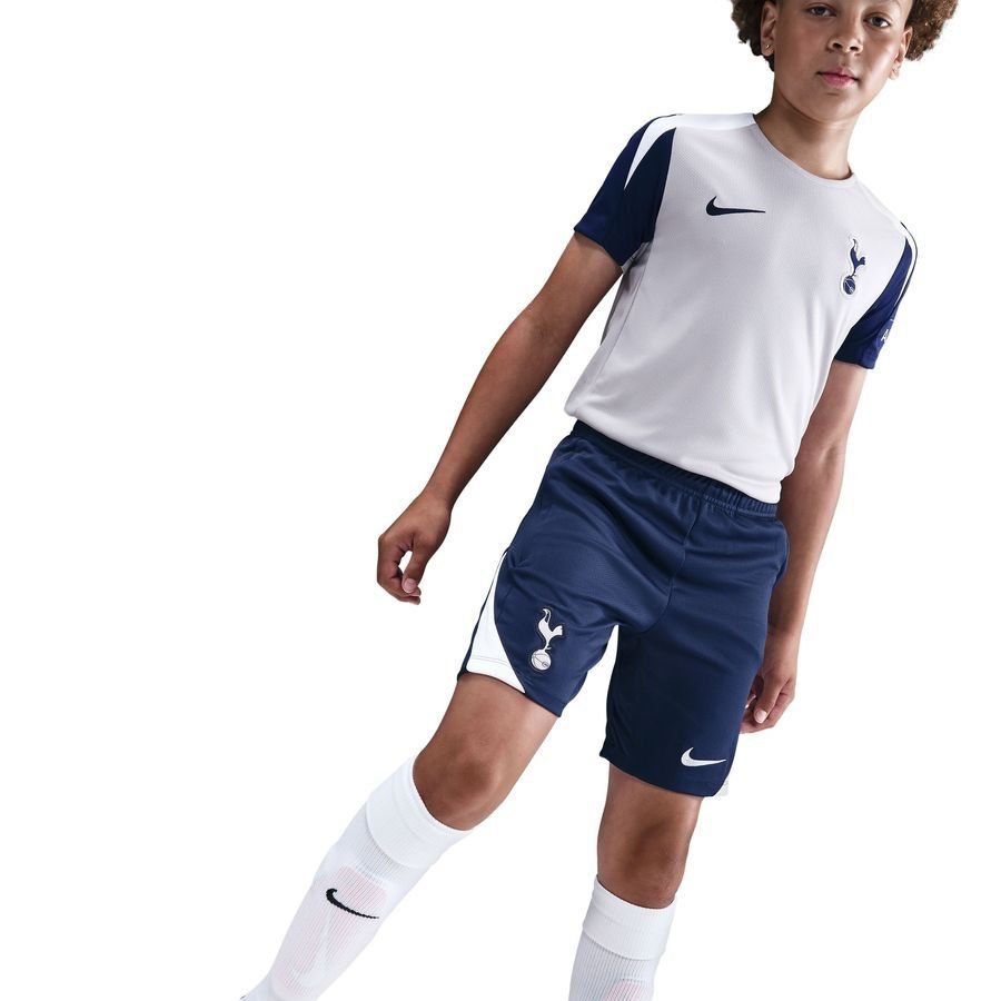 Tottenham Training Shorts Dri-FIT Strike - Binary Blue/White/Light Iron Ore Kids-SoccerKits Hub | Buy Soccer Jerseys Online